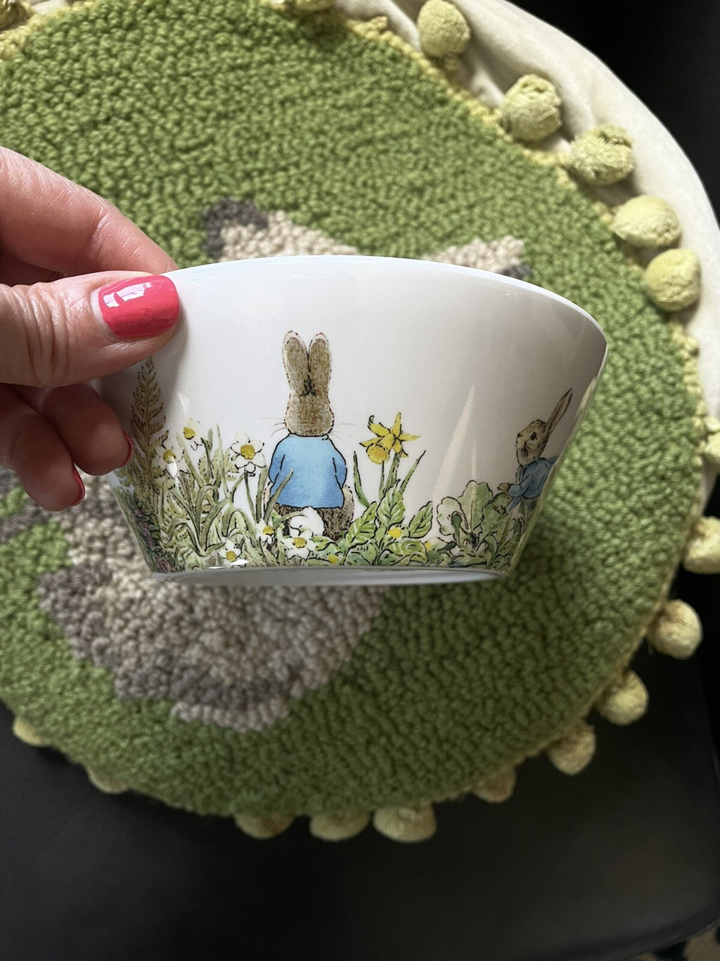 Disney Pottery Barn Bowl Peter rabbit Easter holiday gift party bunny kid star ]