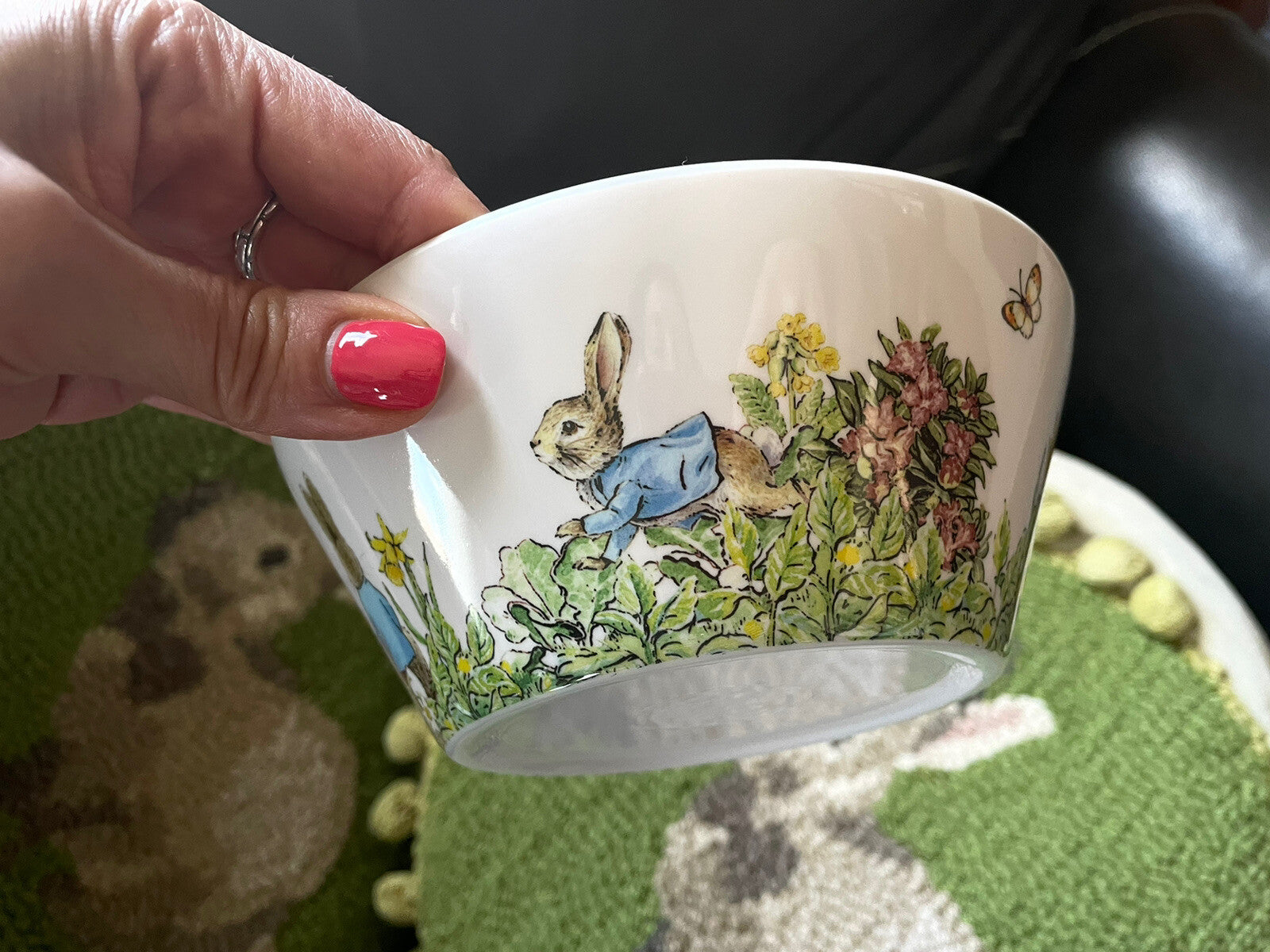 Disney Pottery Barn Bowl Peter rabbit Easter holiday gift party bunny kid star ]