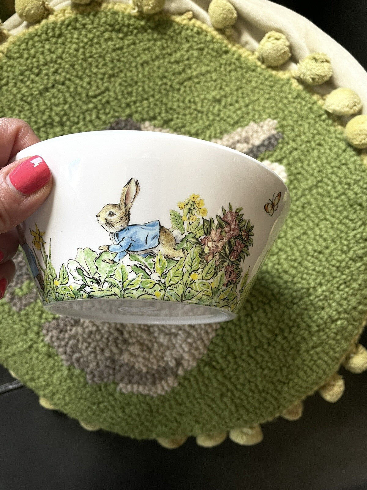 Disney Pottery Barn Bowl Peter rabbit Easter holiday gift party bunny kid star ]