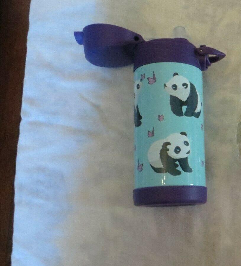 Pottery Barn School Disney Panda Butterfly WATER BOTTLE holiday gift girl ,