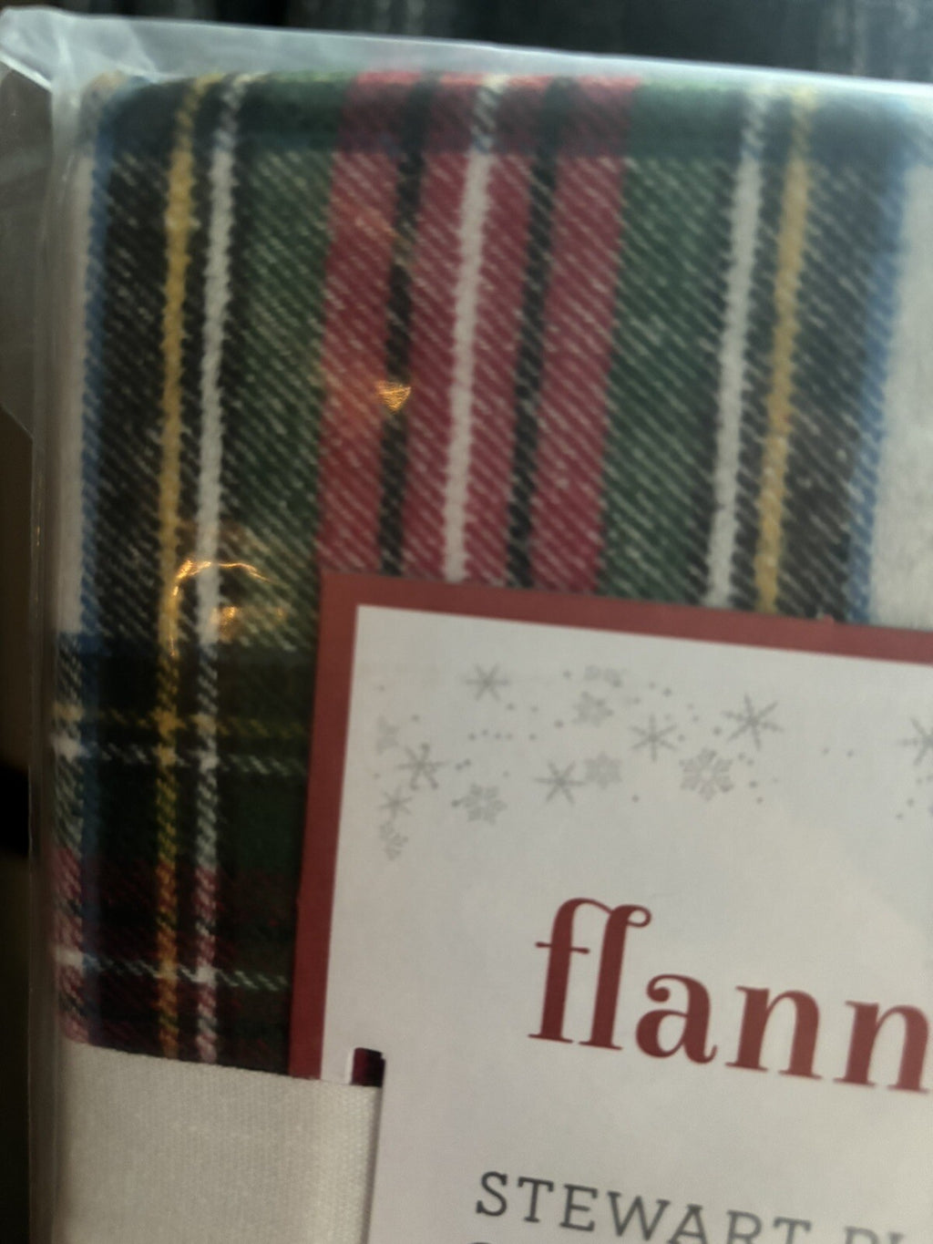 Pottery Barn Disney PLAID Stewart Pillow SHAM + Duvet Christmas gift holiday kid