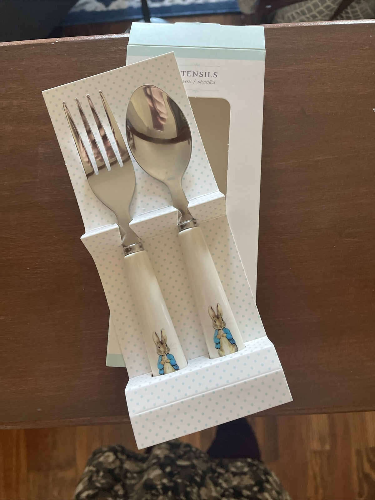 School Disney Pottery Barn Peter Rabbit Utensil Set Party Holiday Pre K Kid /