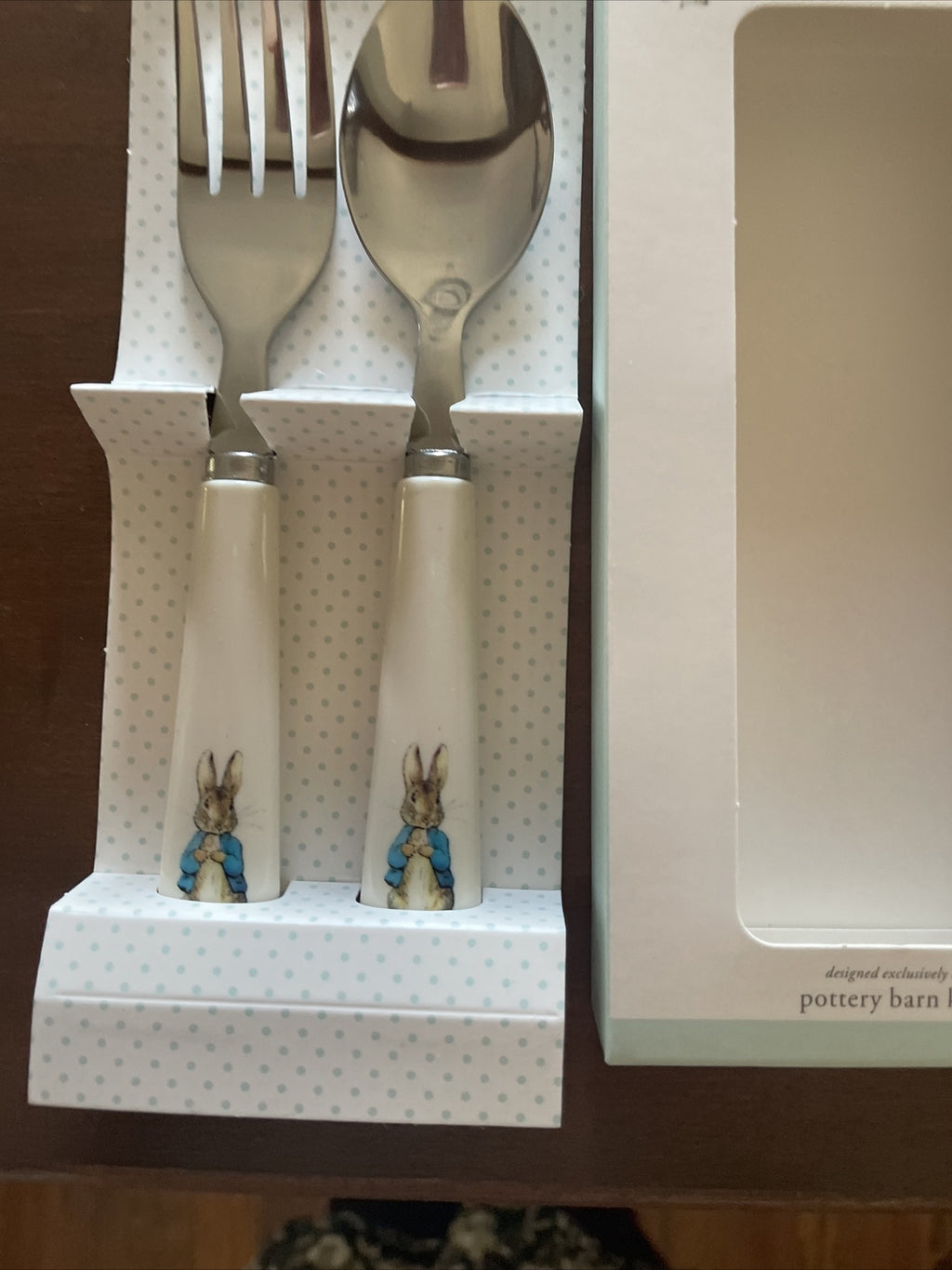 School Disney Pottery Barn Peter Rabbit Utensil Set Party Holiday Pre K Kid /