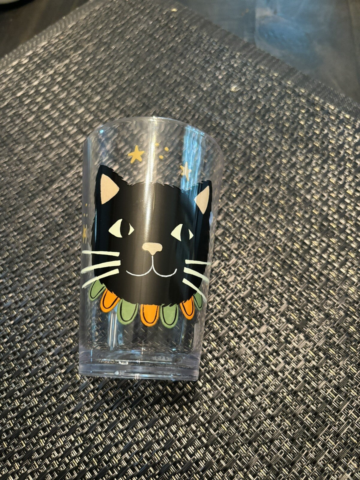 Pottery Barn Disney PLATE+UTENSIL+CUP Halloween Holiday party black cat SET 12 ]
