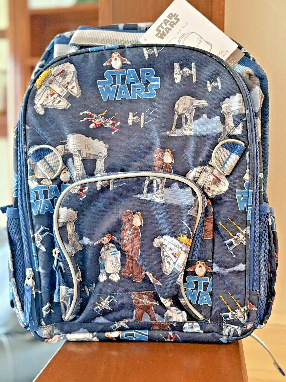 Pottery barn School BACKPACK WATER STAR WARS Grogu Disney Lunch Bag Travel Boy /