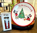 Pottery Barn dinner SET Disney Mickey Mouse holiday plate party Christmas kid