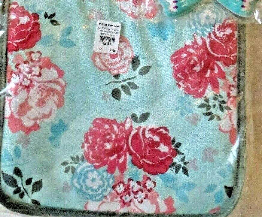 School Pottery Barn Disney LUNCH BOX BAG Garden Party flower floral teen girl ]