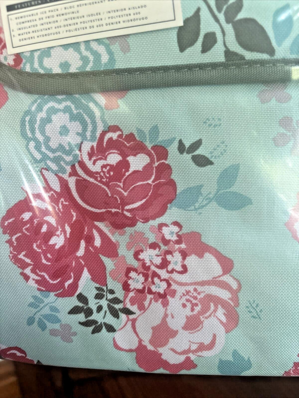 School Pottery Barn Disney LUNCH BOX BAG Garden Party flower floral teen girl ]