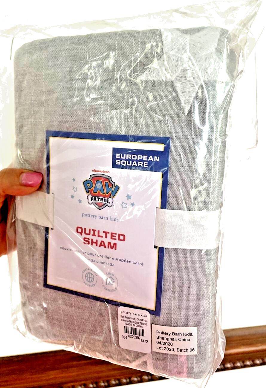 Pottery barn PILLOW Sham holiday star space sky Paw Patrol school disney party n