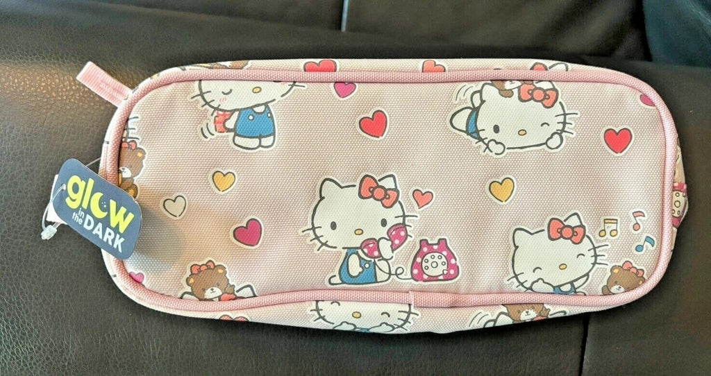 Pottery Barn Kids School Disney Marvel travel Pencil case bag kitty hot wheels .
