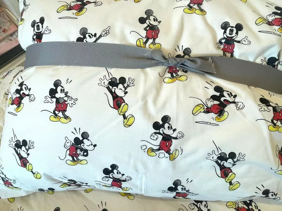 Pottery Barn Disney Mickey Mouse? PILLOWCASE +SHAM holiday Peanuts kid SET 2 \