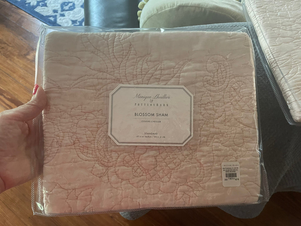 Pottery Barn Disney Pillow SHAM MONIQUE LHUILLIER BLOSSOM  wedding gift $99 [