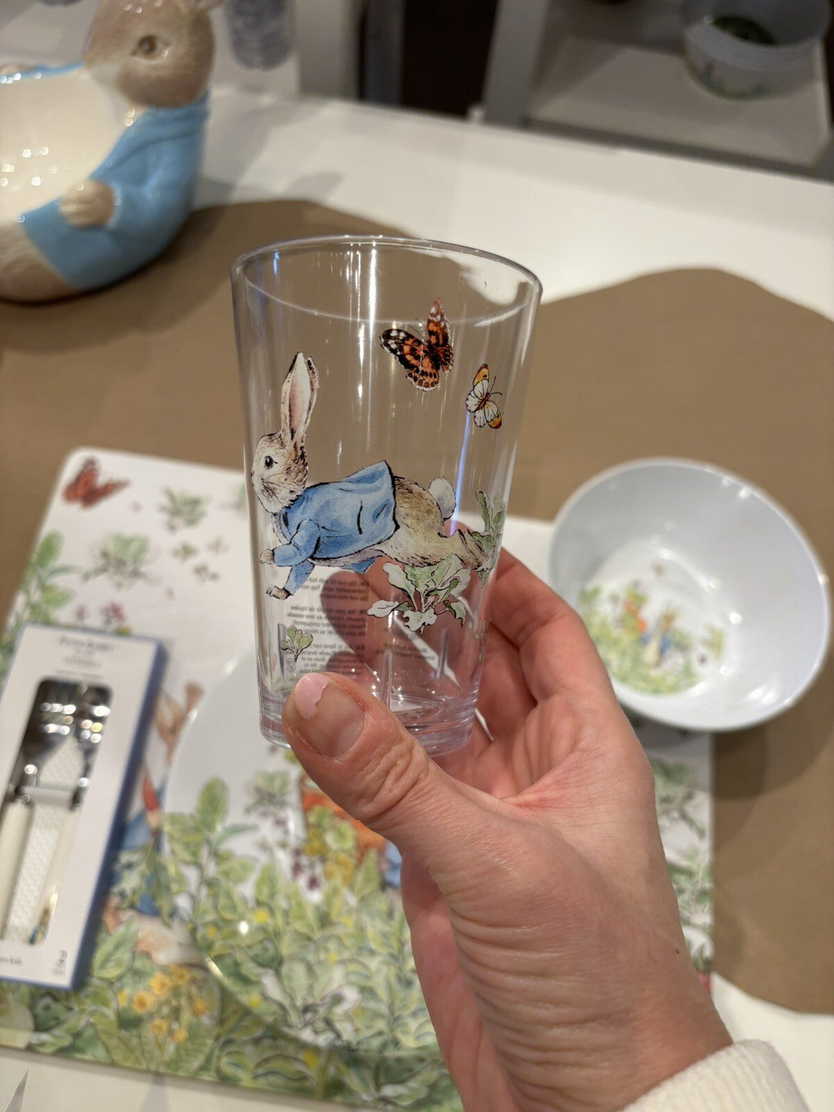 Pottery barn Disney Peter Rabbit bunny cup holiday gift party garden Easter a