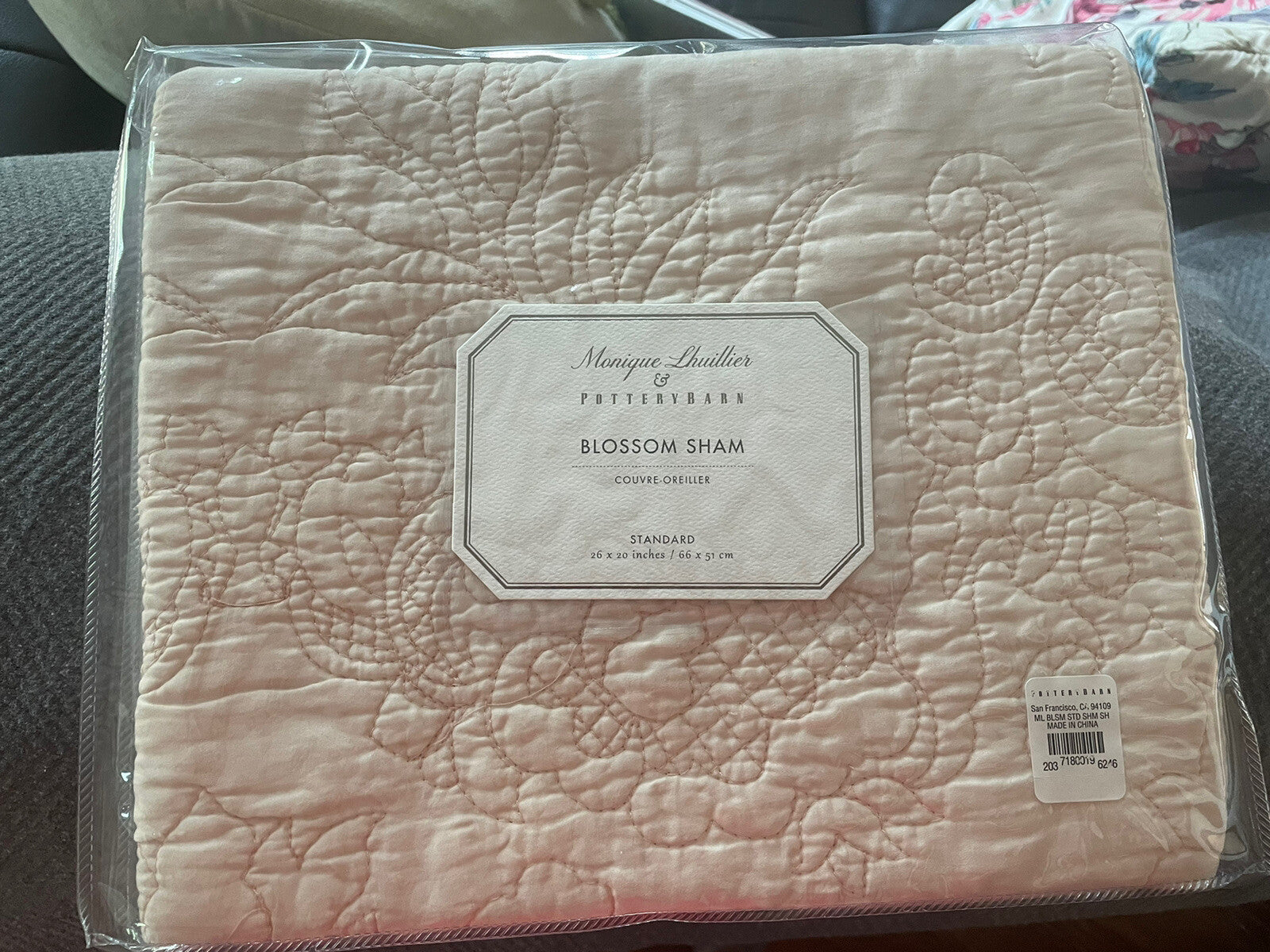 Pottery Barn Disney Pillow SHAM MONIQUE LHUILLIER BLOSSOM  wedding gift $99 [