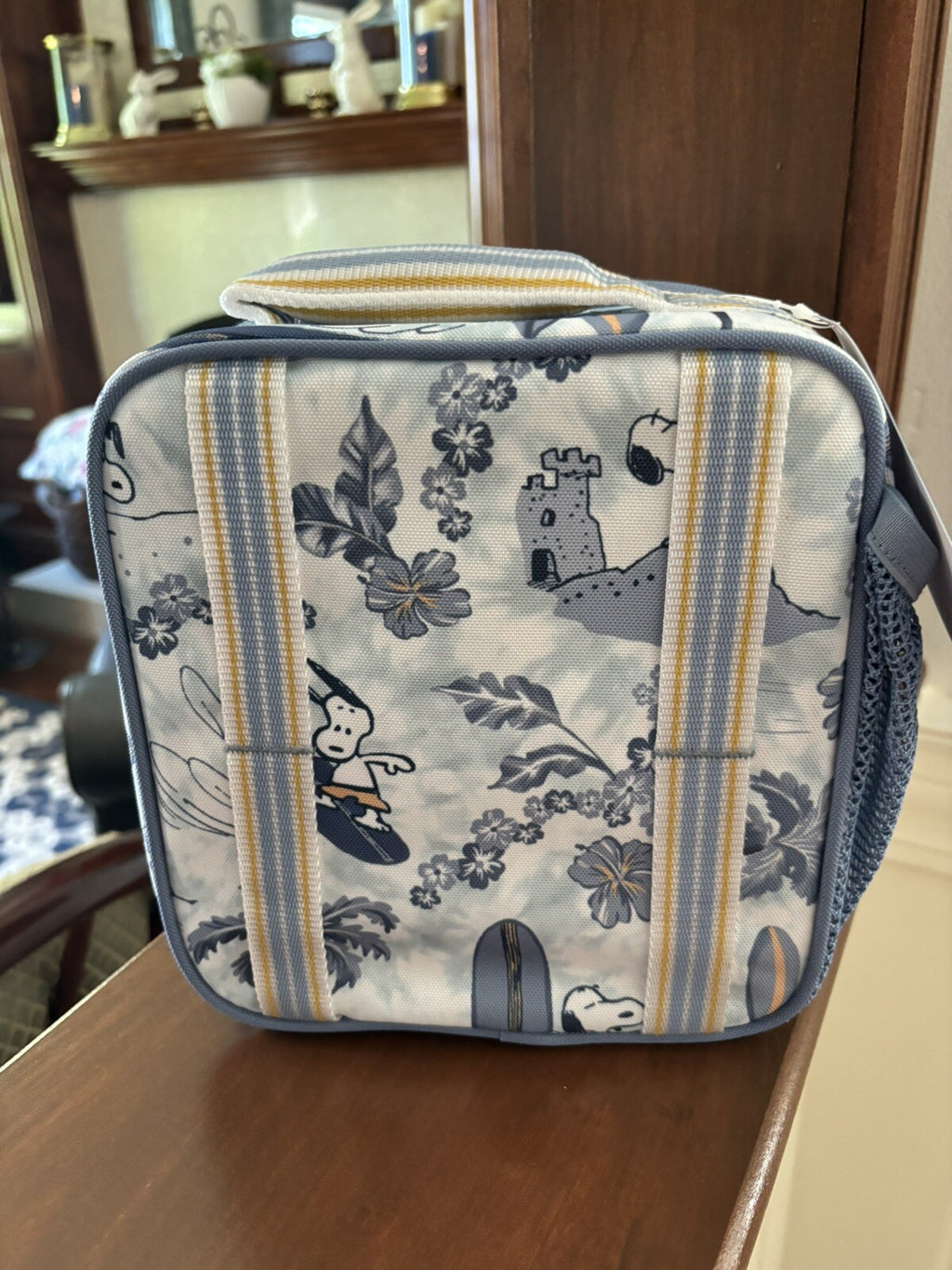 Pottery barn Snoopy school LUNCH BOX Bag Disney peanuts set Kids travel pre-k  /