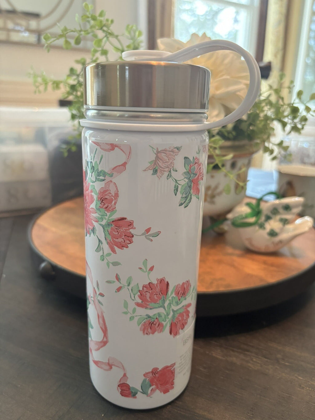 Pottery Barn Disney school Love Shack Floral WATER BOTTLE flower girl Travel [
