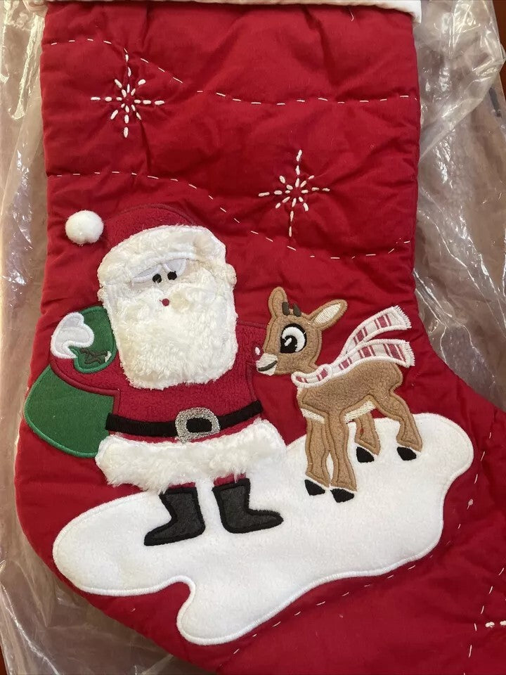 Disney Pottery Barn Holiday Christmas stocking Santa Rudolph Seuss tree Party ]