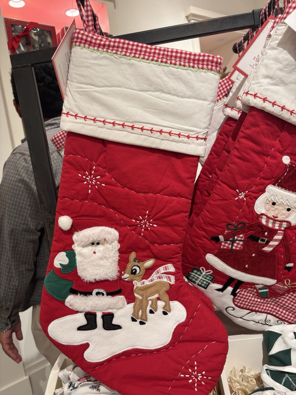 Disney Pottery Barn Holiday Christmas stocking Santa Rudolph Seuss tree Party ]