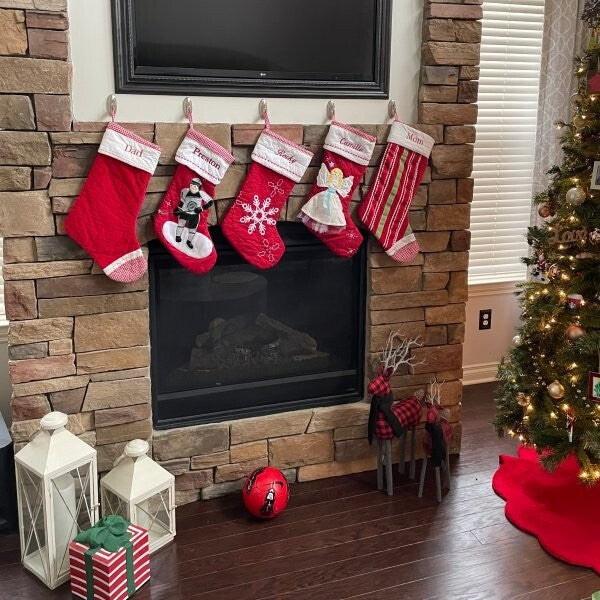 Pottery Barn Holiday Christmas stocking gift party Snowflake school kid Disney =