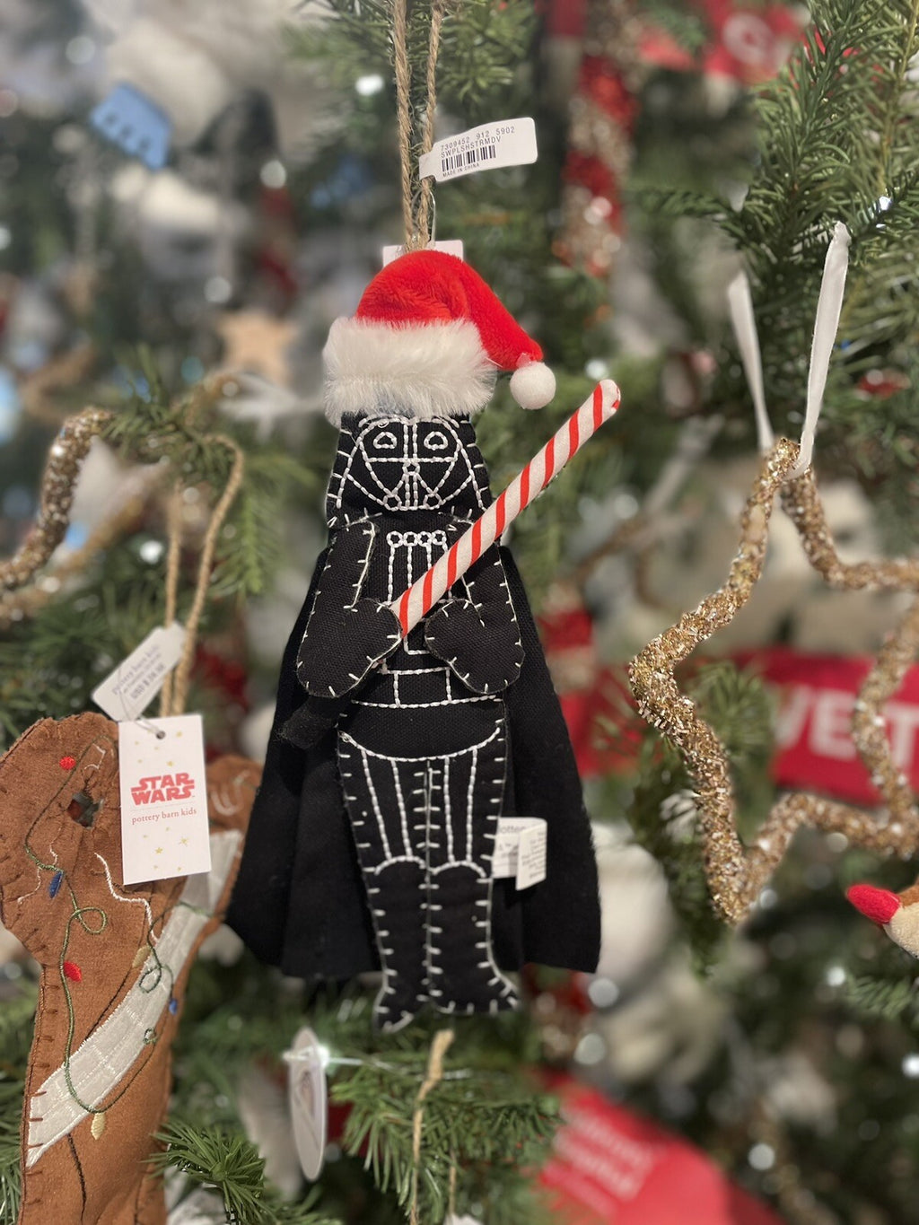 pottery barn Star wars Darth Vader Christmas ornament holiday gift kids Disney [