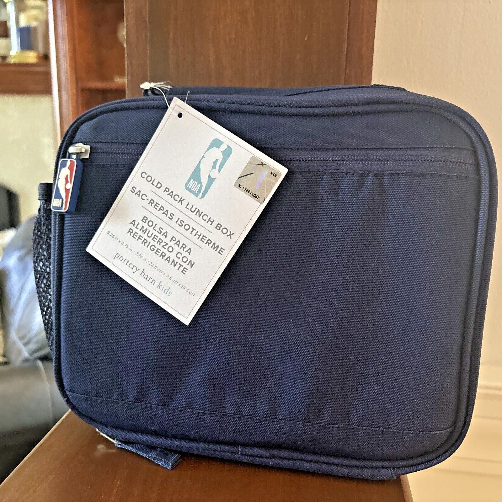 School Pottery Barn NBA BASKETBALL LUNCH BOX Pack Sports Bag HOLIDAY team kid /