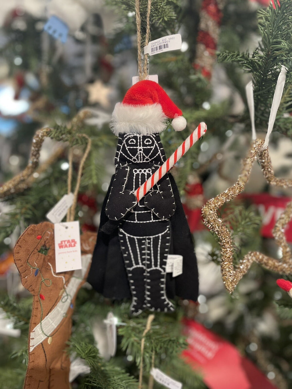 pottery barn Star wars Darth Vader Christmas ornament holiday gift kids Disney [