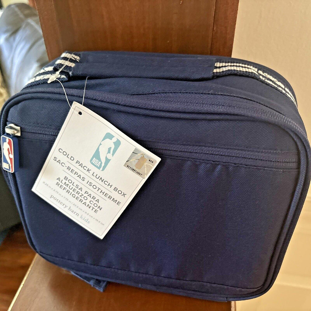 School Pottery Barn NBA BASKETBALL LUNCH BOX Pack Sports Bag HOLIDAY team kid /