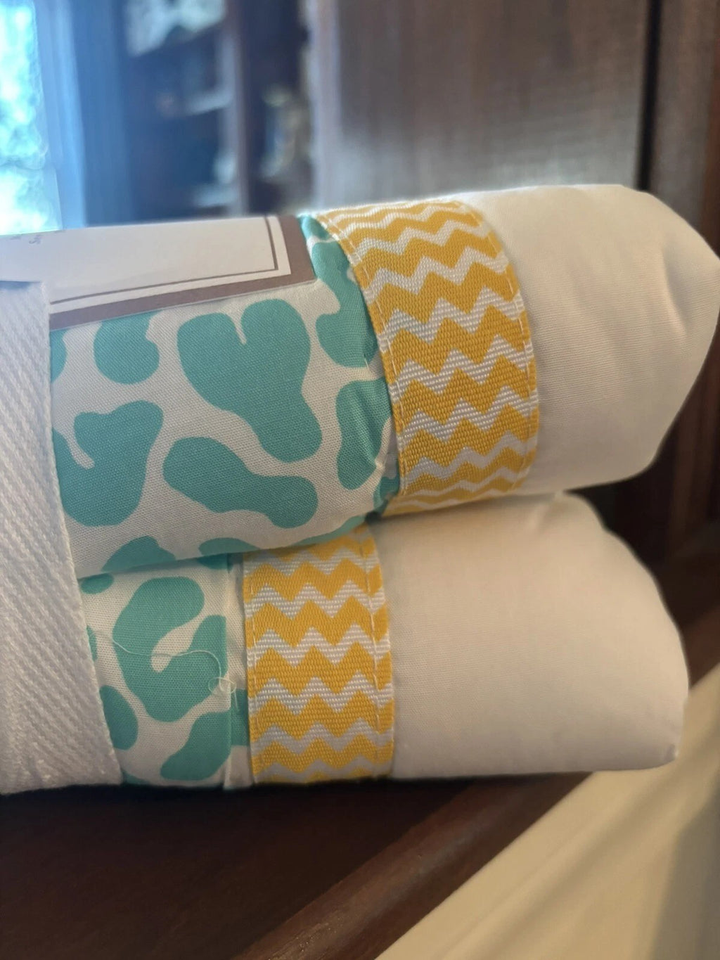 Pottery Barn Pillow Sham Holiday plaid beach surf island birthday gift girl new