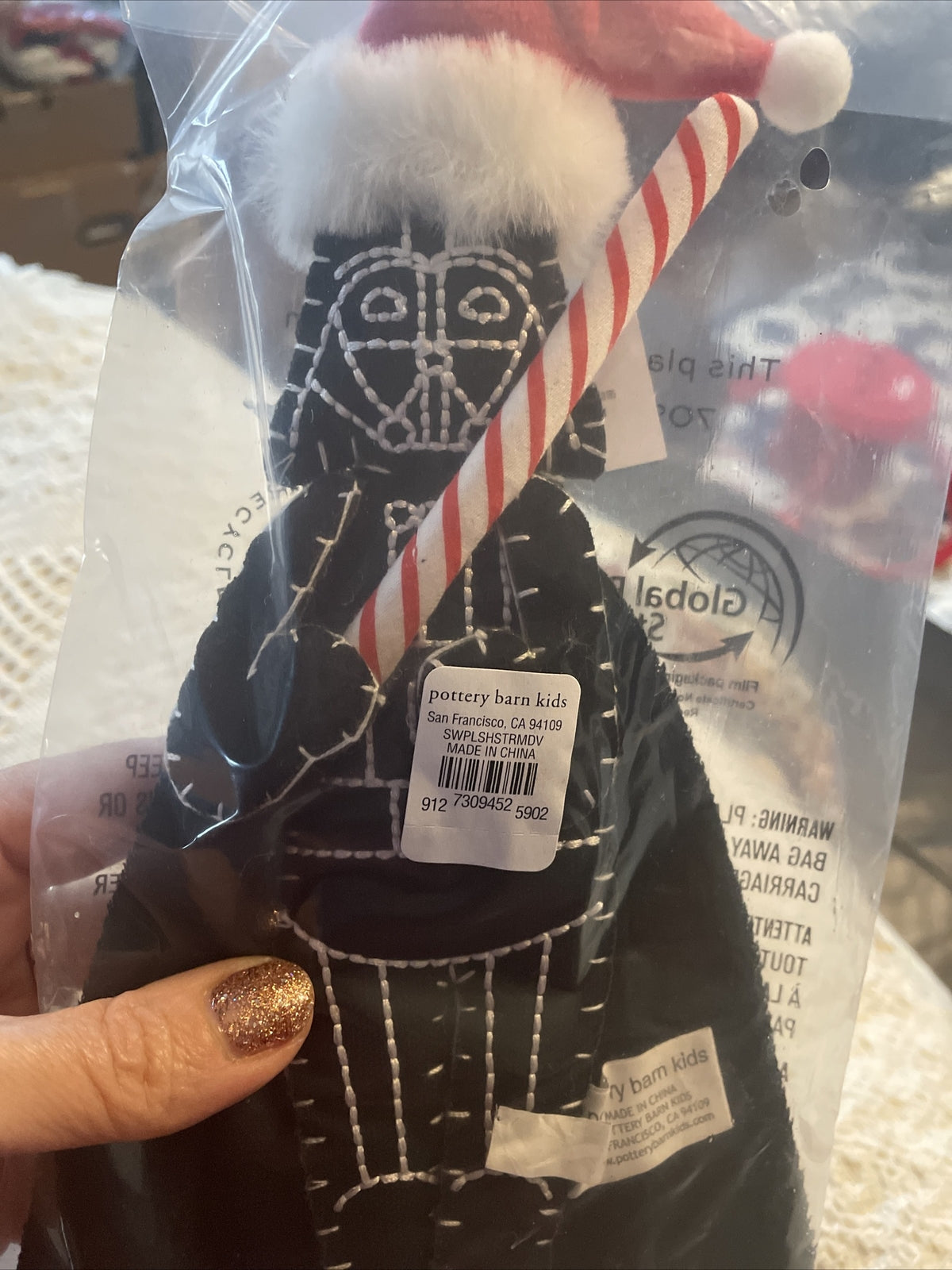 pottery barn Star wars Darth Vader Christmas ornament holiday gift kids Disney [