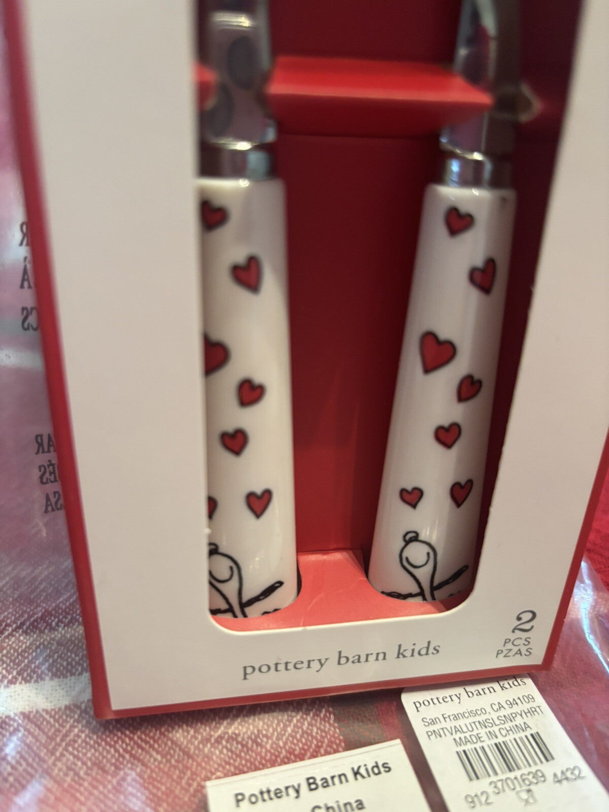 school Pottery barn snoopy disney peanuts lunch heart party utensil kid ?? dog `