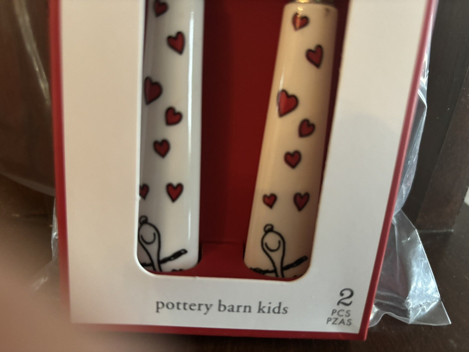 school Pottery barn snoopy disney peanuts lunch heart party utensil kid ?? dog `