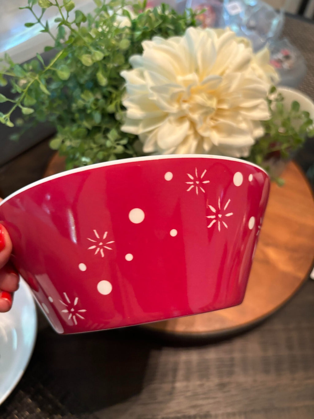 Pottery Barn Mickey Mouse Disney holiday Bowl School Christmas party kid SET 4 [