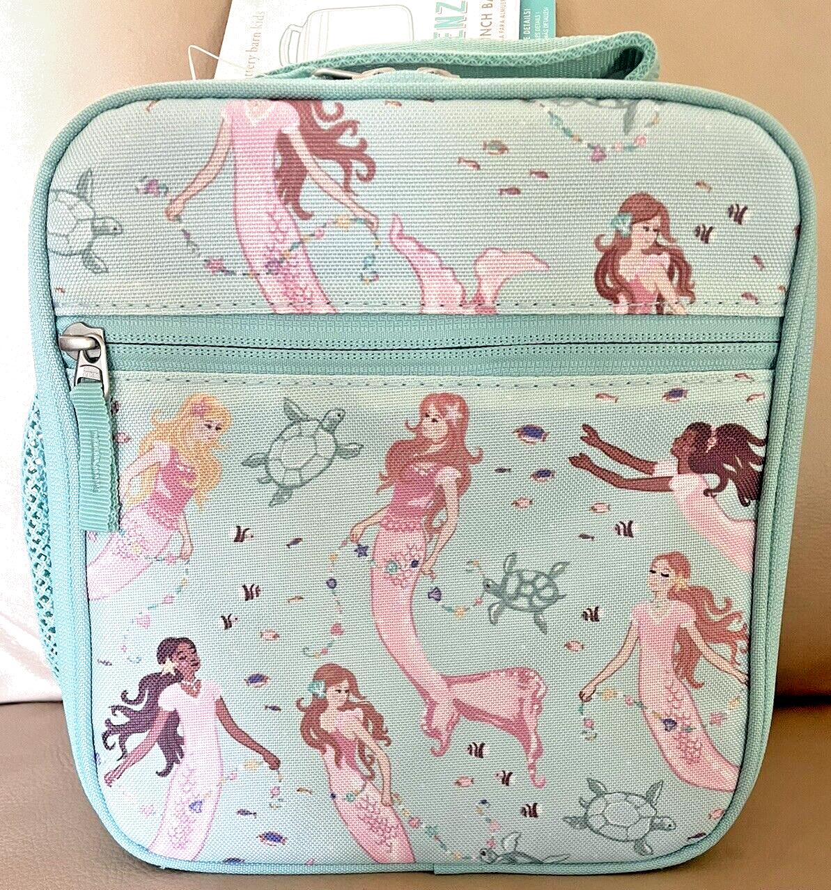 Pottery Barn school Disney LUNCH BAG Mermaid Ariel princess WATER Travel girl t.