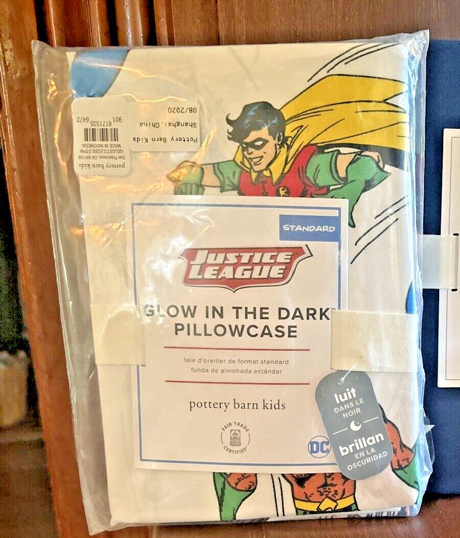 Pottery barn Batman Superman Avengers Justice League Marvel kids Pillowcase gift