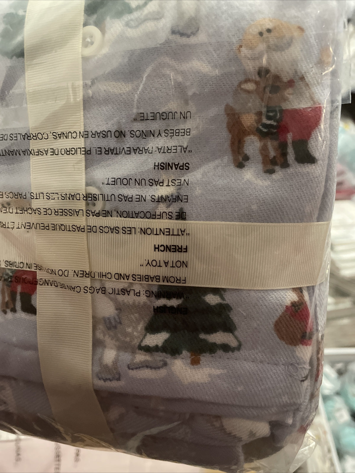Pottery Barn Holiday Disney Pajama santa Rudolph PJ toddler Christmas Gift Boy \