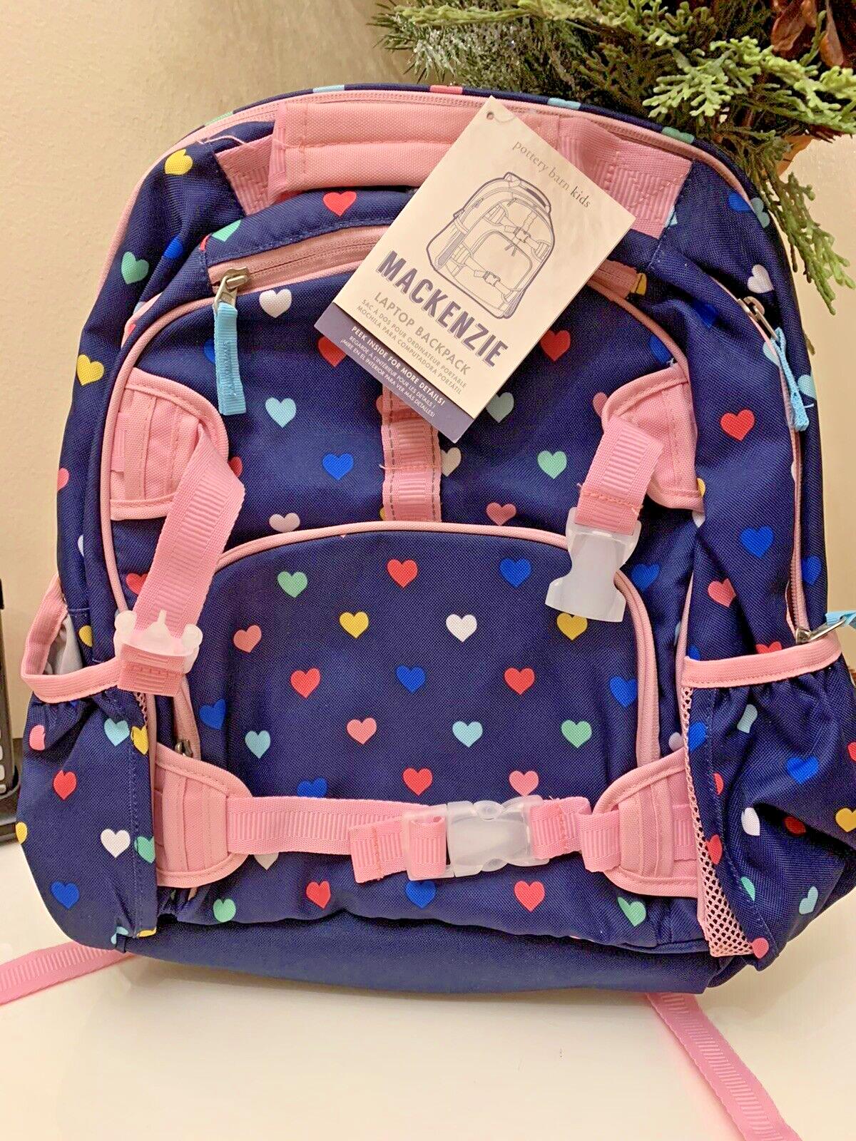 Pottery barn School Disney LARGE backpack+Pencil case bag heart ?? Travel girl n