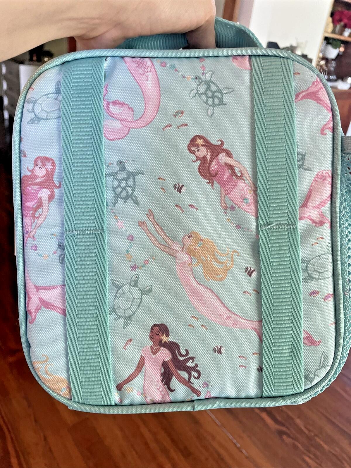 Pottery Barn school Disney LUNCH BAG Mermaid Ariel princess WATER Travel girl t.