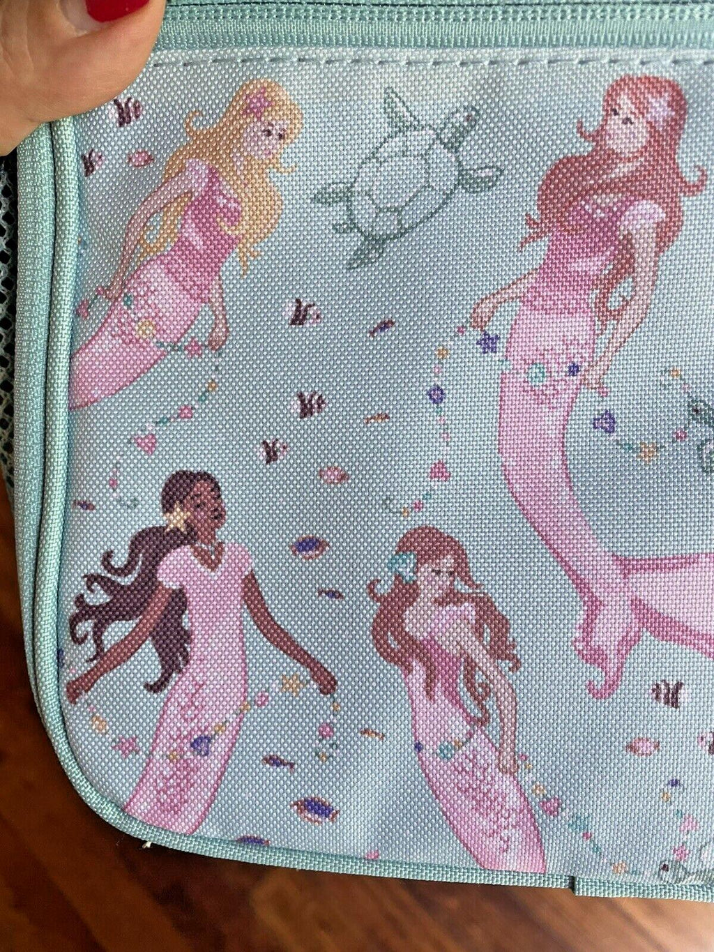 Pottery Barn school Disney LUNCH BAG Mermaid Ariel princess WATER Travel girl t.