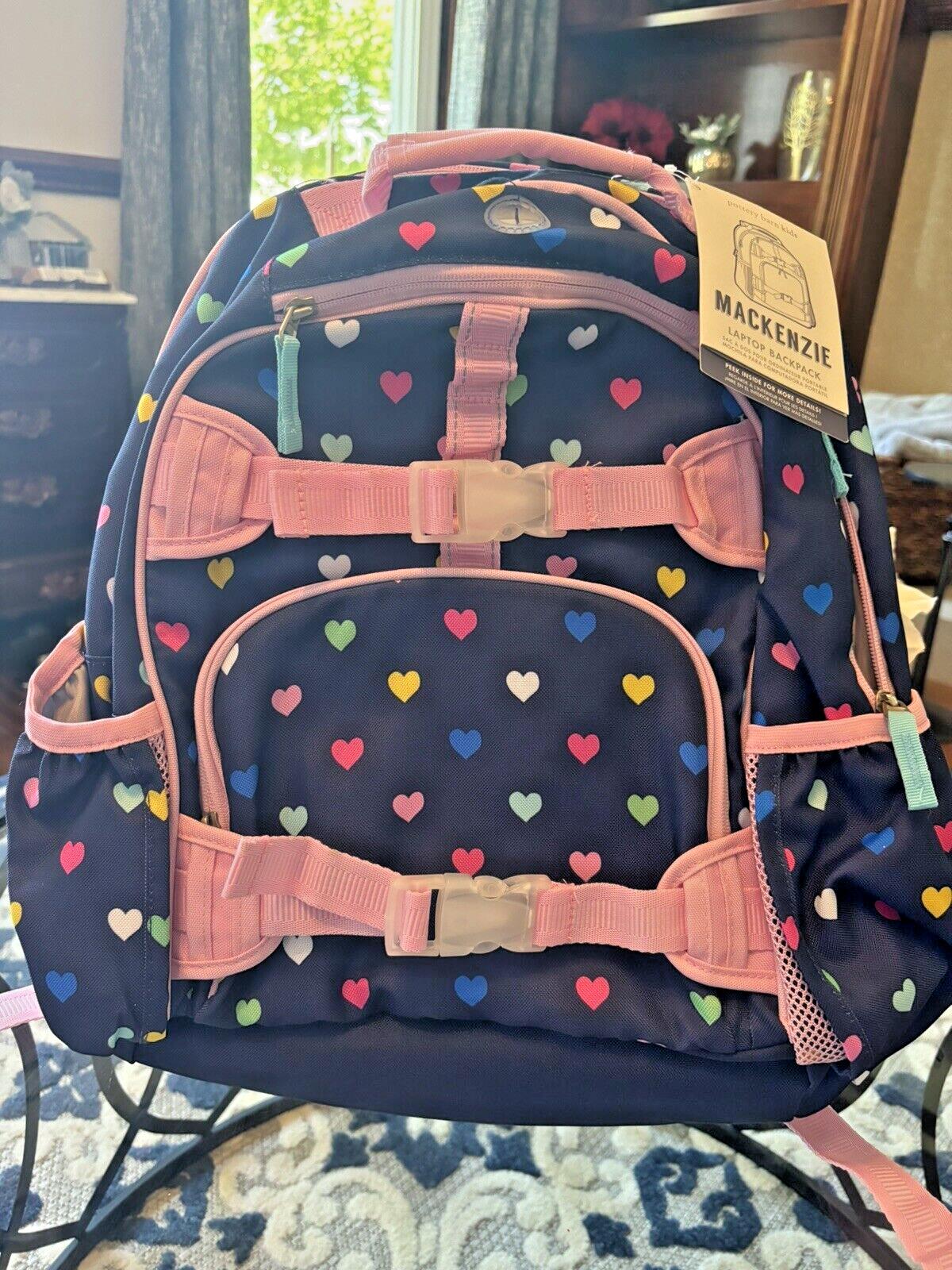 Pottery barn School Disney LARGE backpack+Pencil case bag heart ?? Travel girl n