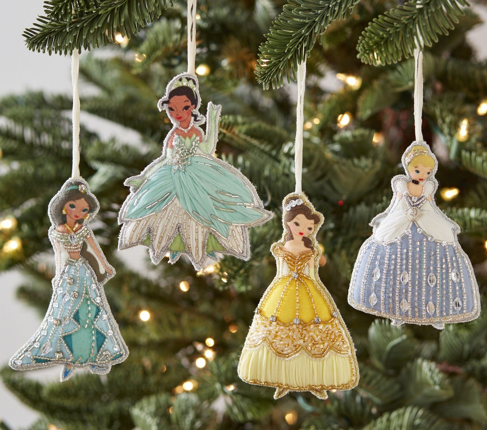 Disney Pottery Barn Princess Cinderella Christmas Ornament Holiday gift party ./