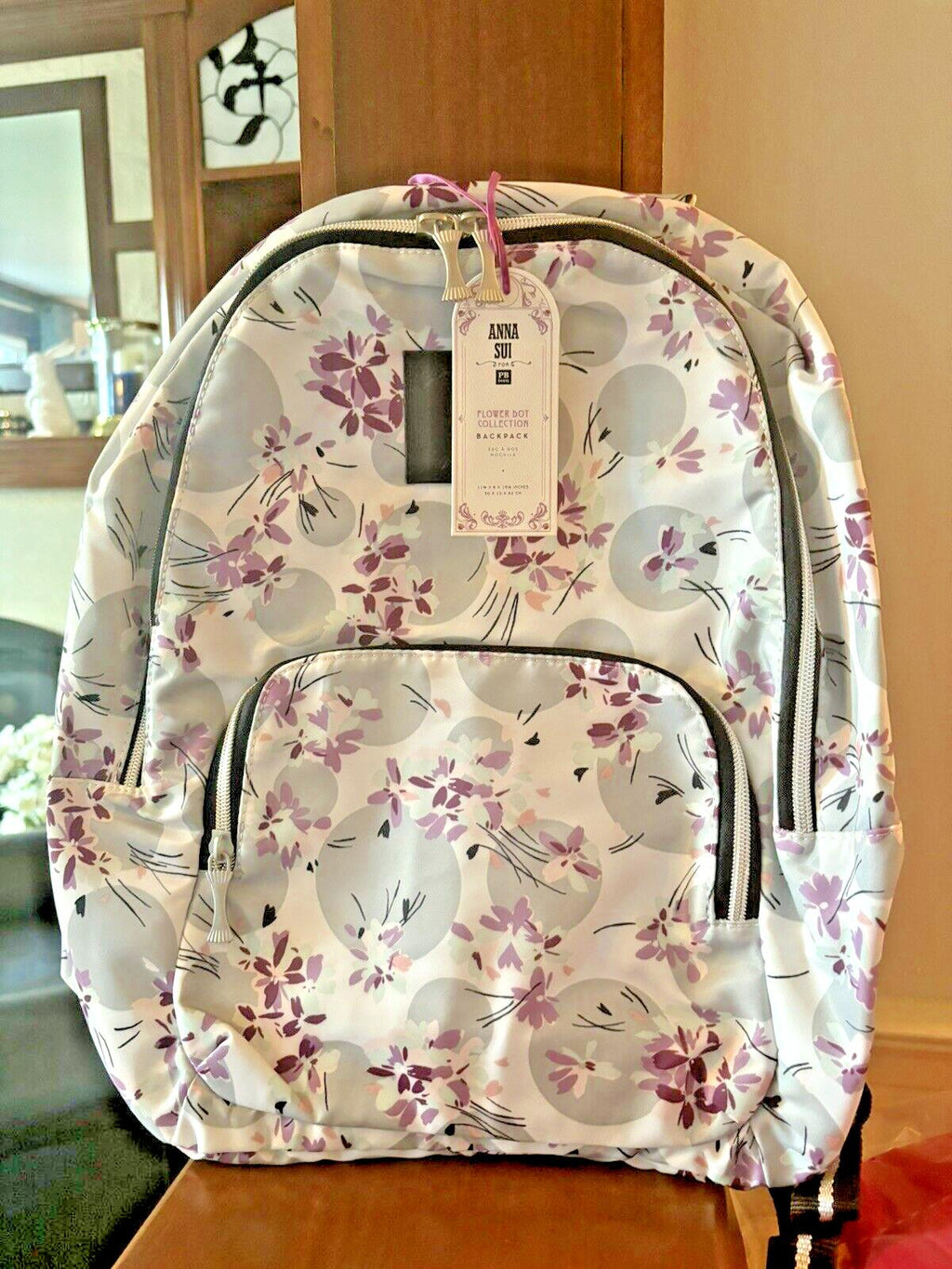 School pottery barn LARGE backpack floral+Rainbow bag girl gift travel ?? .