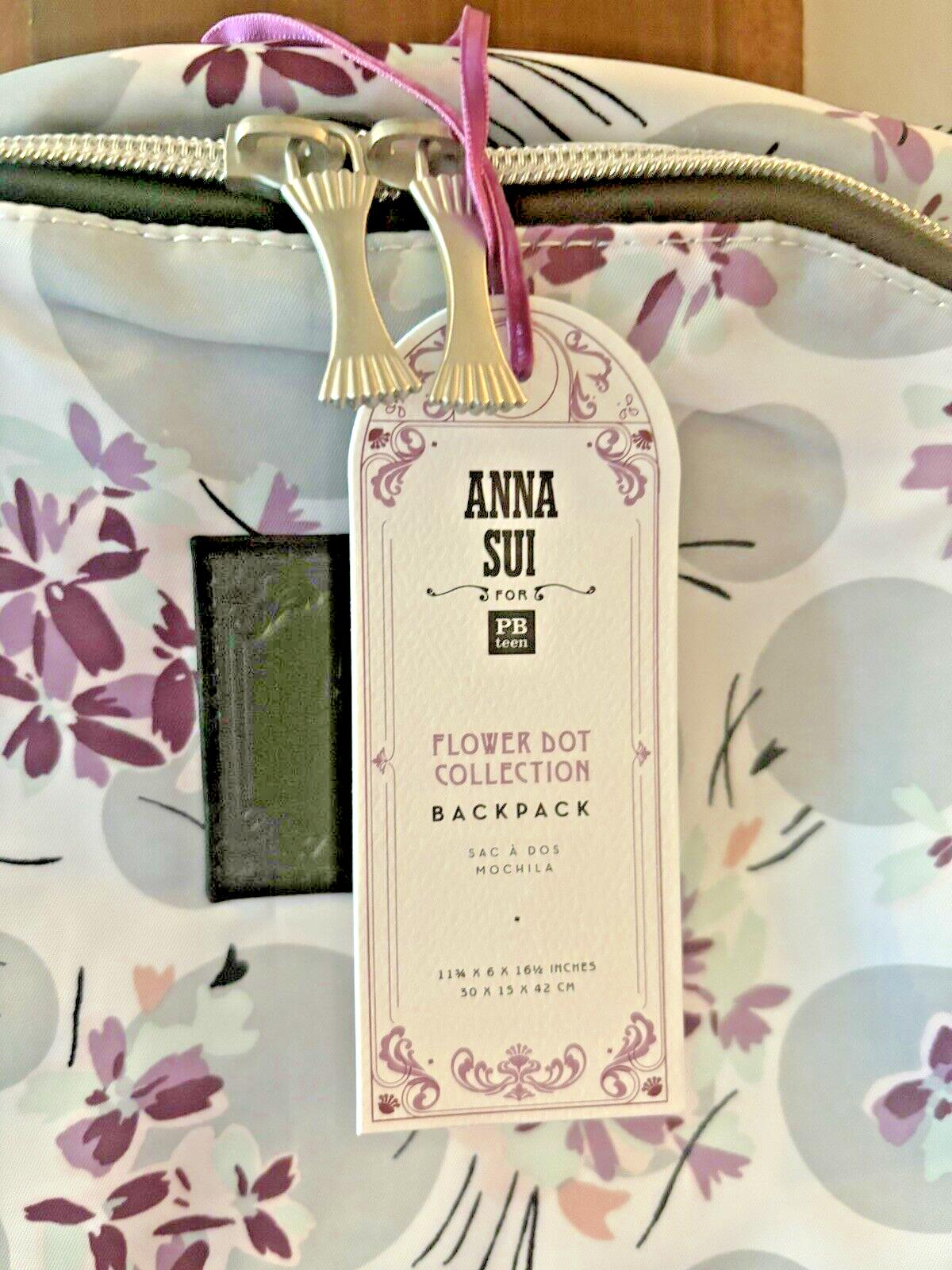 School pottery barn LARGE backpack floral+Rainbow bag girl gift travel ?? .