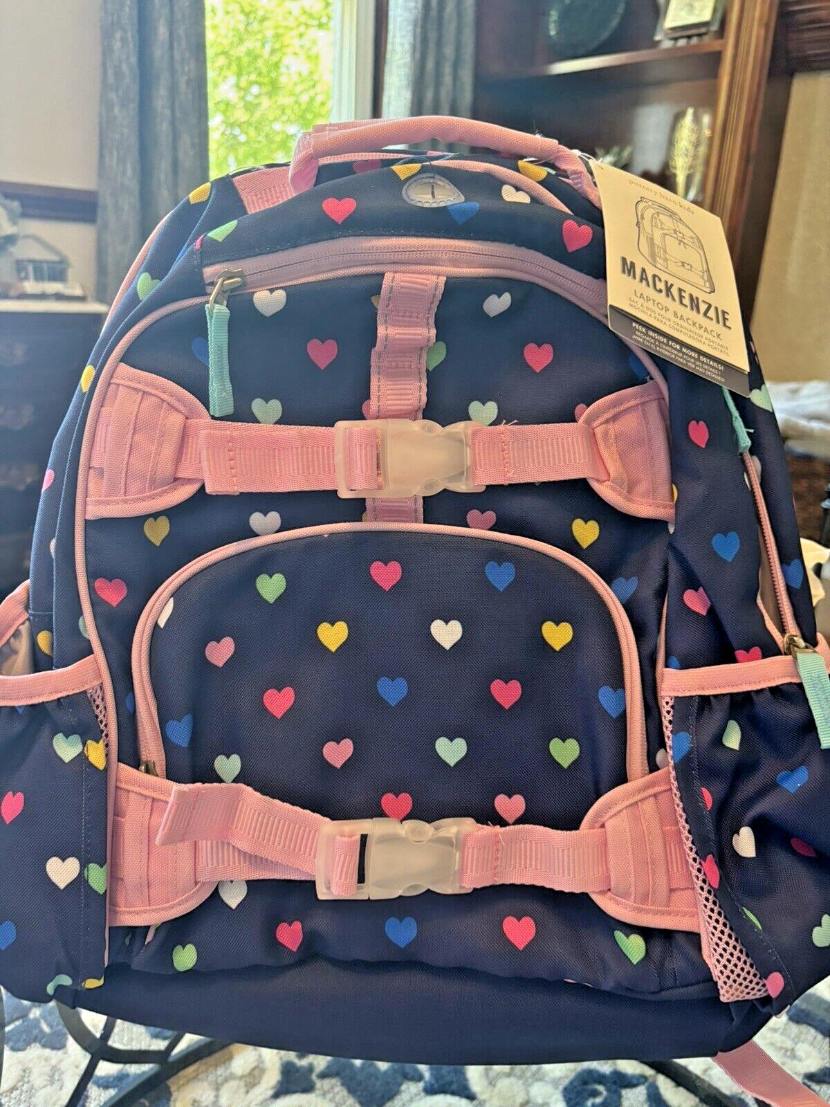 Pottery barn School Disney LARGE backpack+Pencil case bag heart ?? Travel girl n
