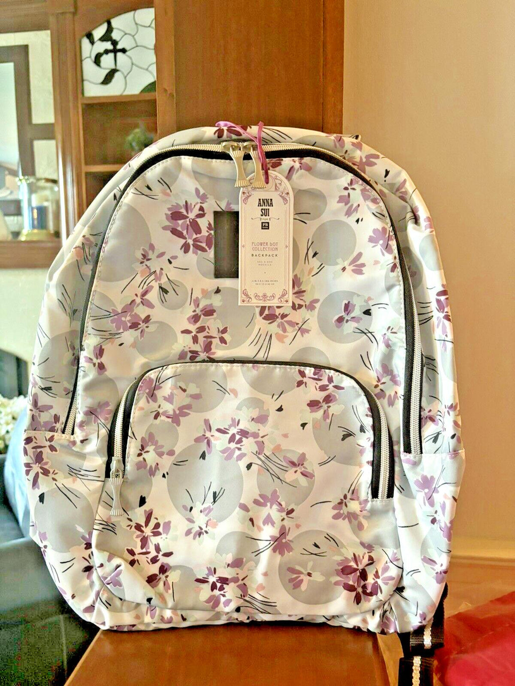 School pottery barn LARGE backpack floral+Rainbow bag girl gift travel ?? .