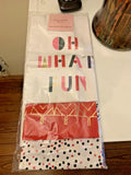 Kate Spade kitchen hand towels holiday gift Christmas wedding mom guest SET 3 b