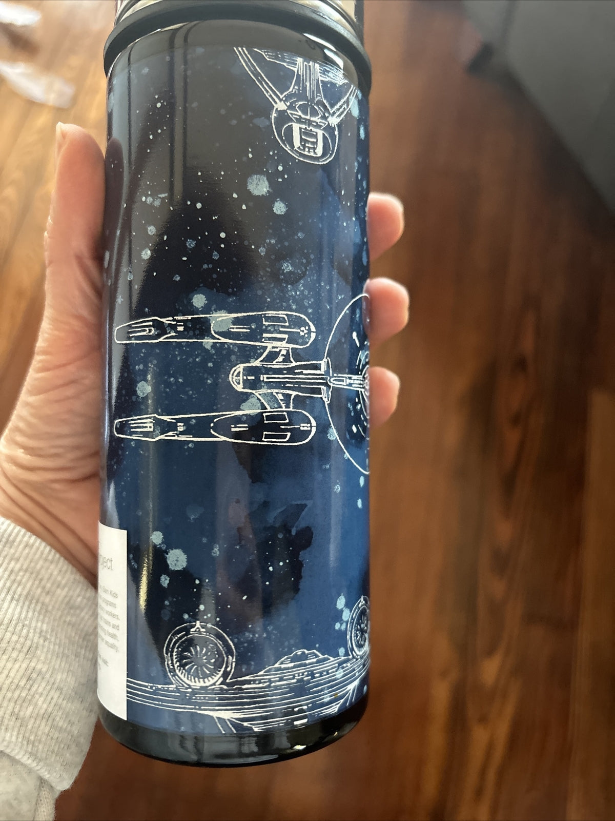 School Pottery barn school bag galaxy space star wars trek planet boy travel /