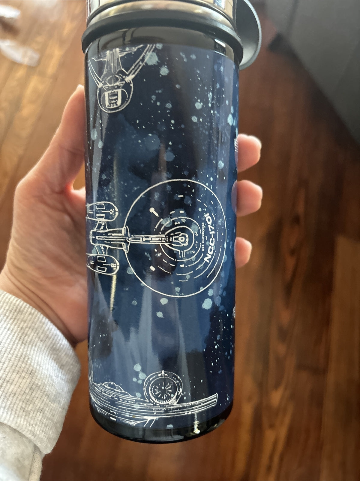 School Pottery barn school bag galaxy space star wars trek planet boy travel /