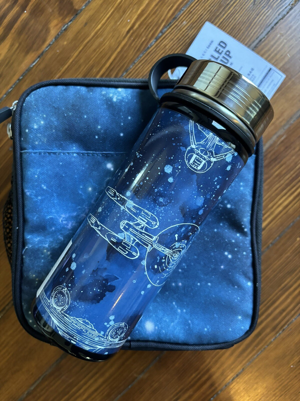 Pottery barn School Disney STAR Wars Trek Lunch + Water jedi solo travel bag -