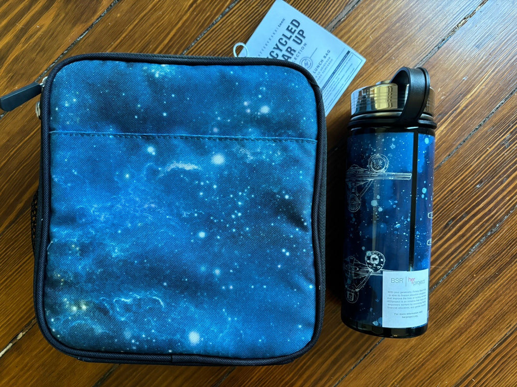 Pottery barn School Disney STAR Wars Trek Lunch + Water jedi solo travel bag -