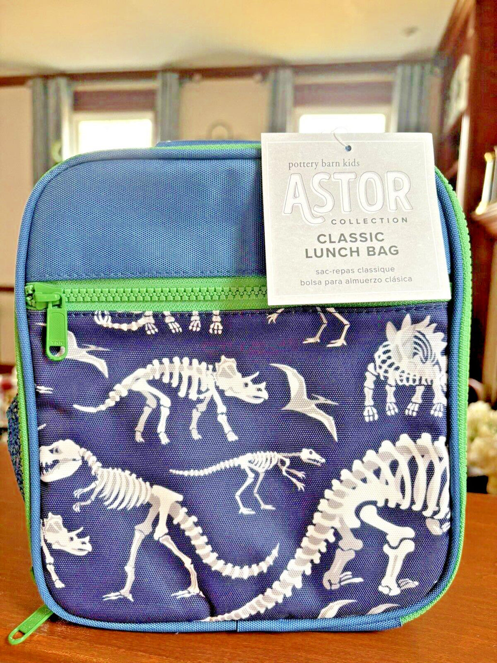 Pottery barn Disney School boy Dinosaur travel Lunch Bag Jurassic gift set kid /